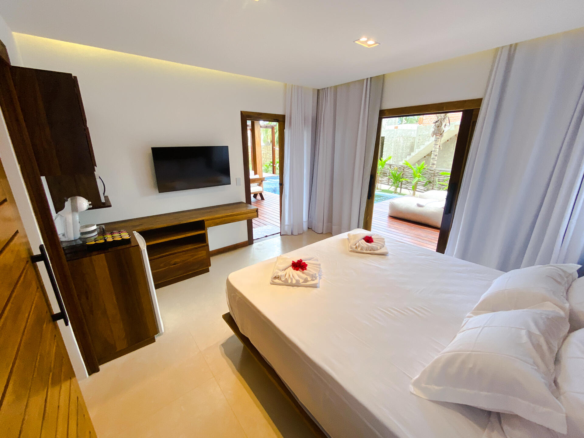 Suíte do Chalé Suite com cama king