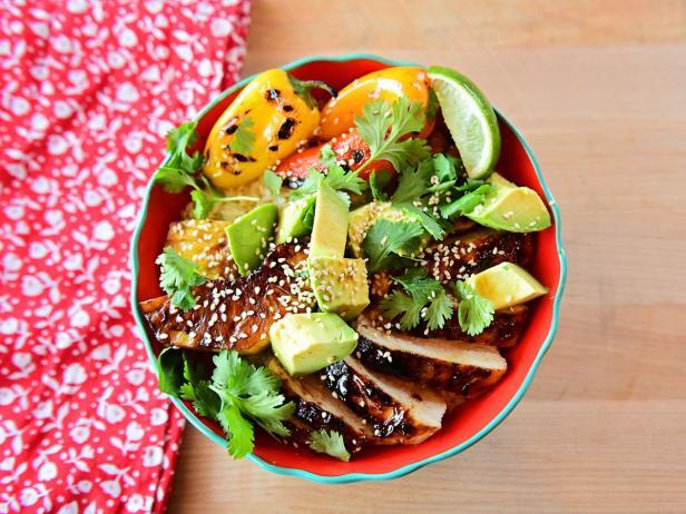 Poke bowl com vegetais
